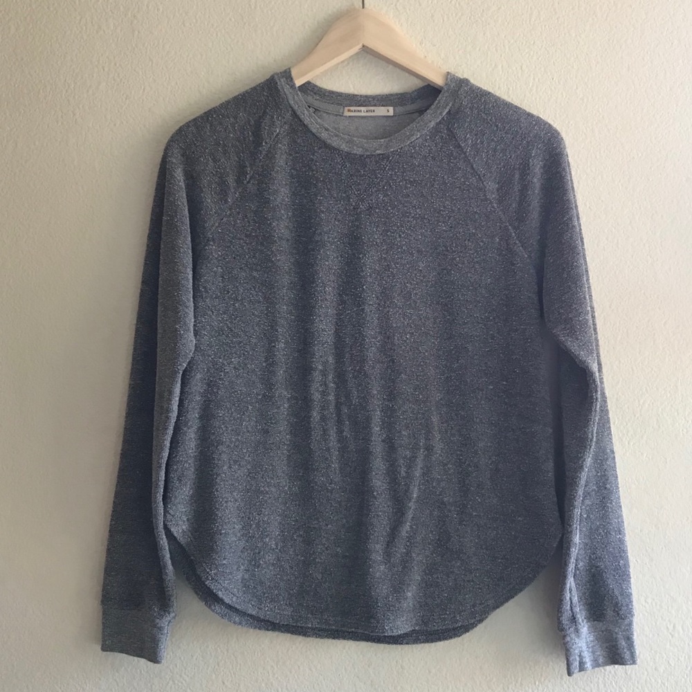 Marine Layer | Gray Pullover Sweater Top